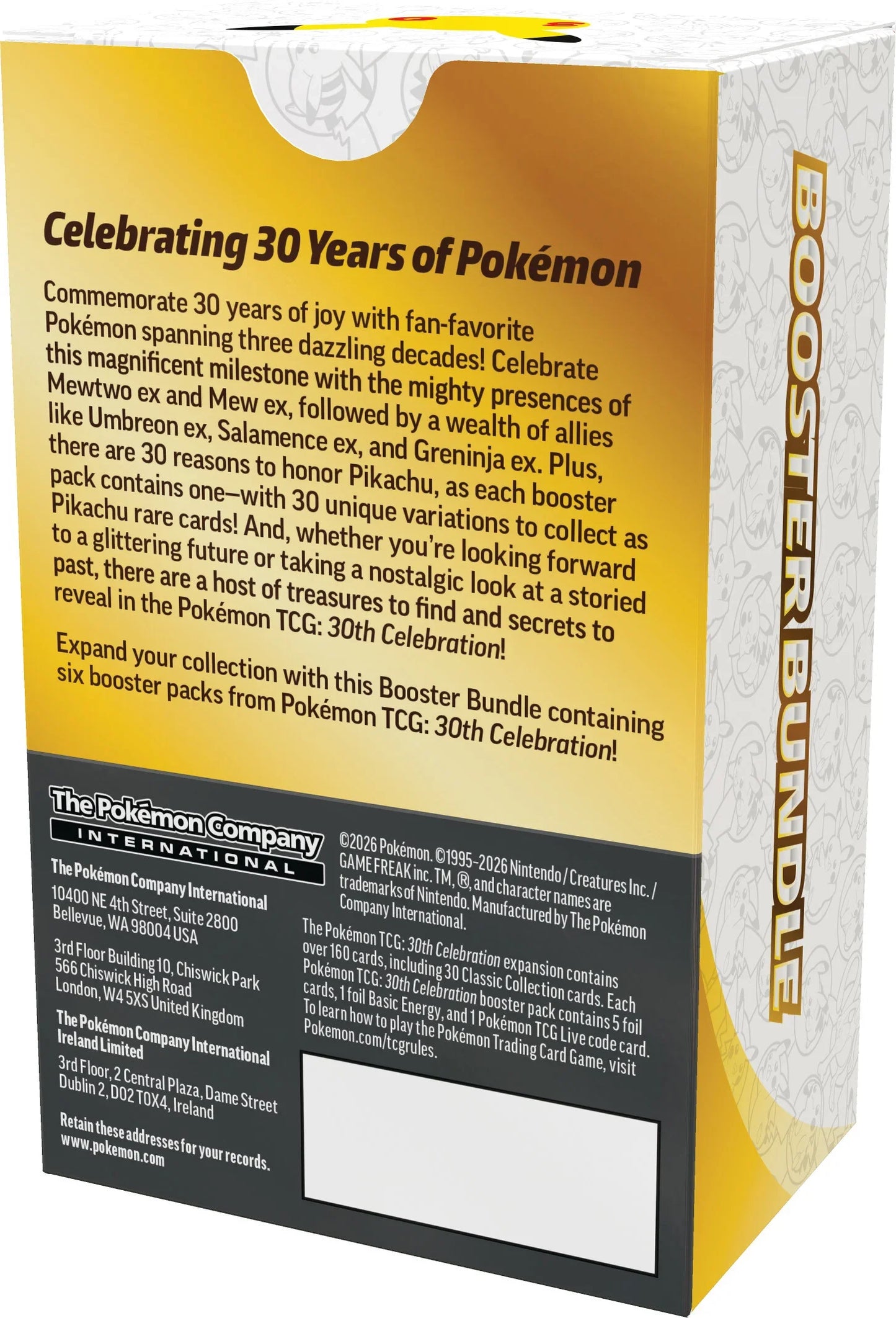 Booster Bundle 30th Anniversary PRE-ORDER