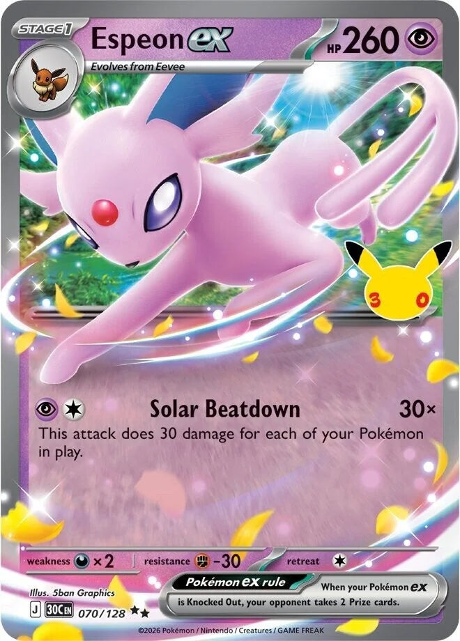 Battle Deck Espeon/Umbreon 30th Anniversary PRE-ORDER