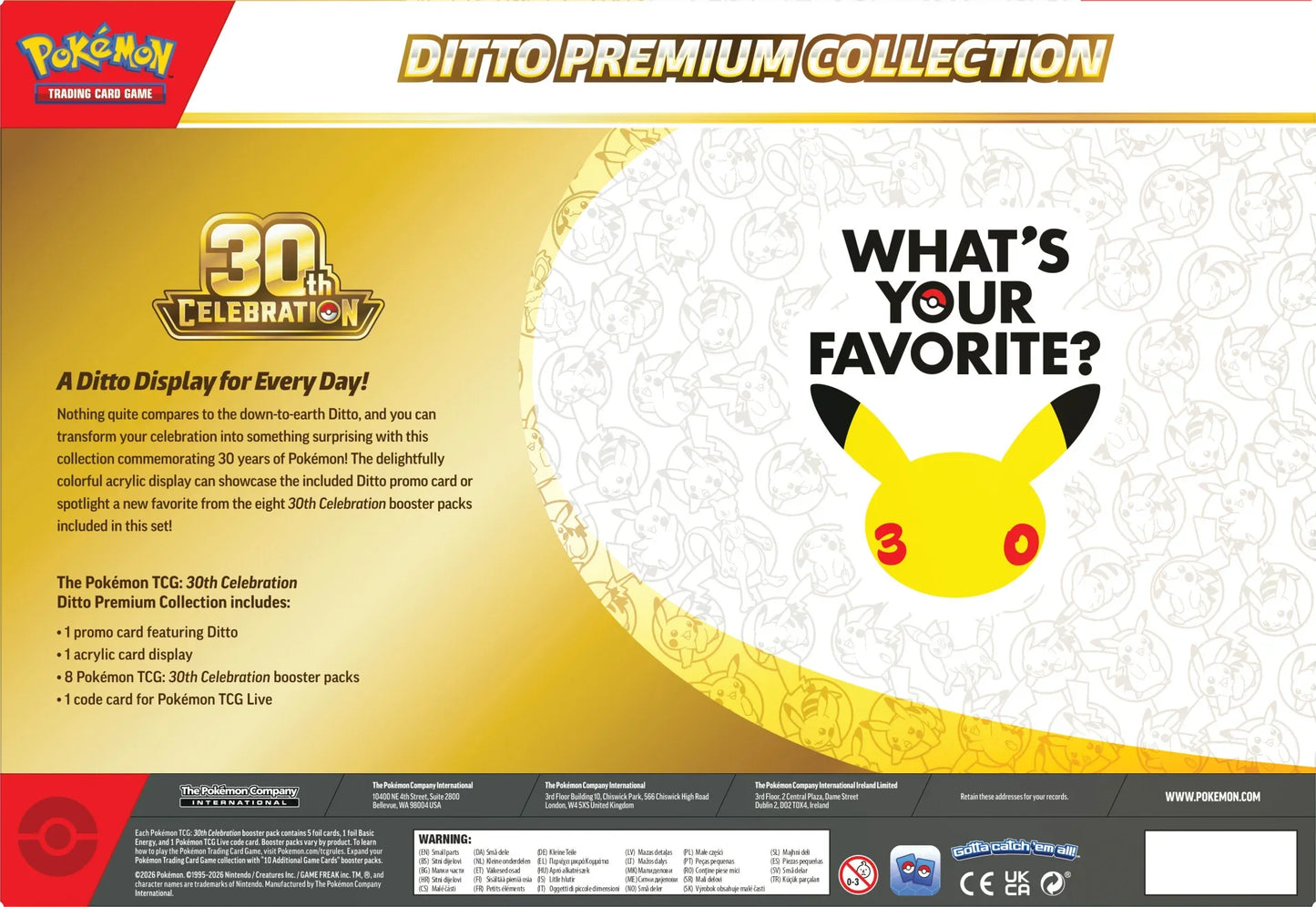 Ditto Premium Collection 30th Anniversary PRE-ORDER