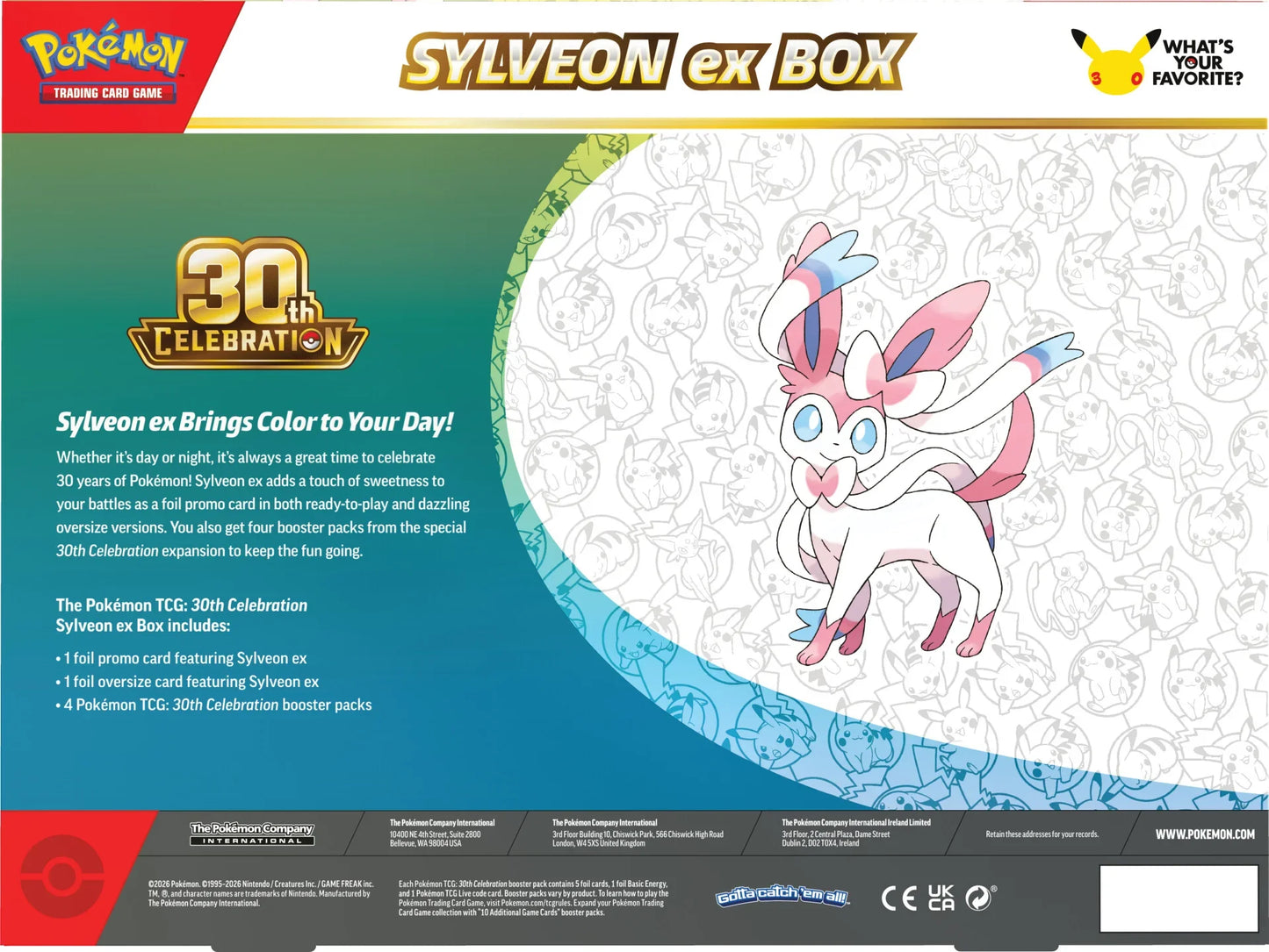 Sylveon/Greninja EX 30th Anniversary PRE-ORDER